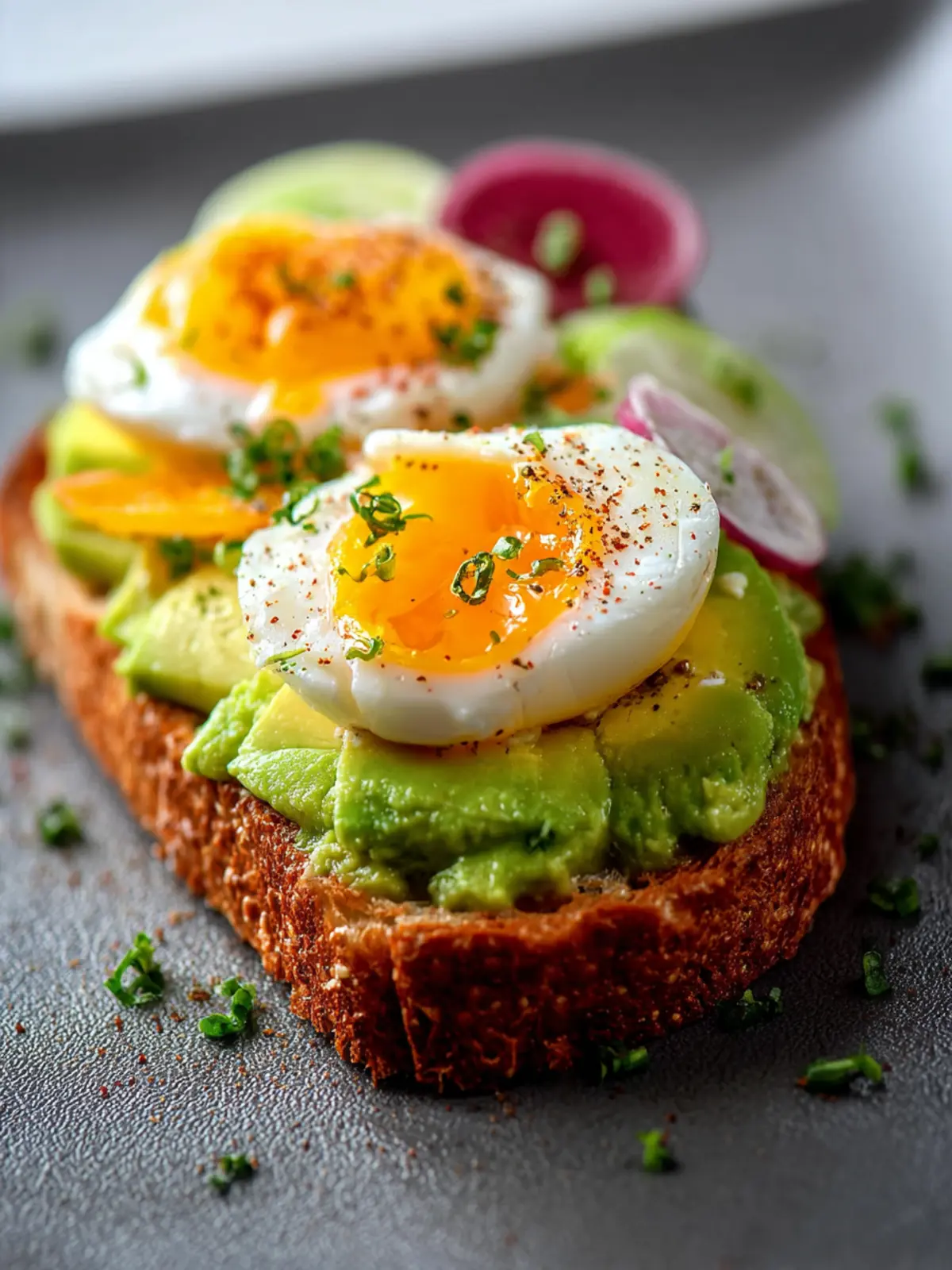 Toast Avocat Auf au Plat Croustillant Le Petit